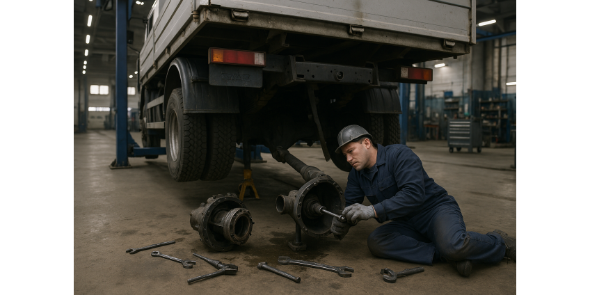 Как снять редуктор среднего моста МАЗ: подробная инструкция